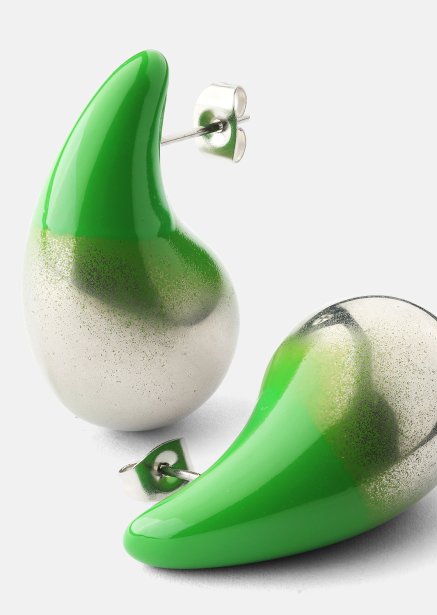 Earrings Verdé Glow – Silver Plated