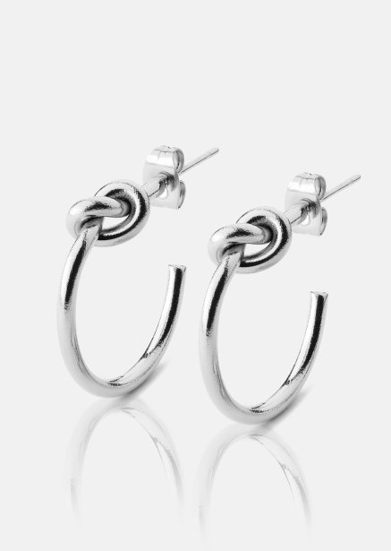Loop Earrings – Silver Plated