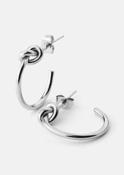 Loop Earrings – Silver Plated