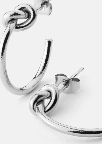 Loop Earrings – Silver Plated