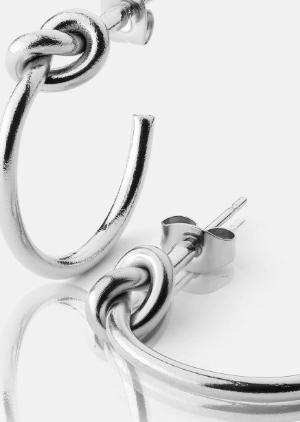 Loop Earrings – Silver Plated