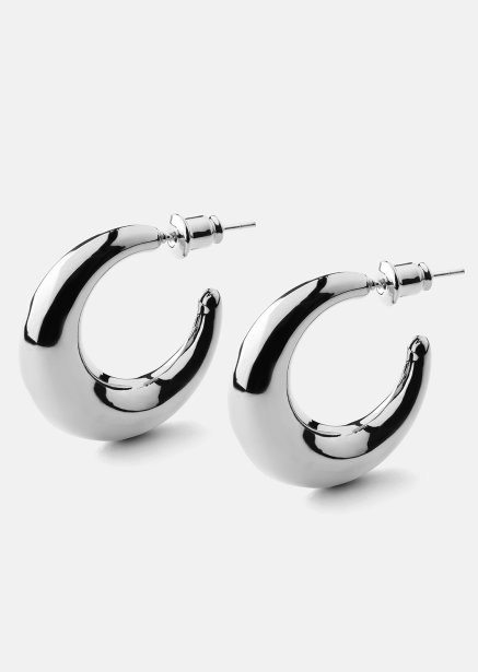 Bold Earrings – Silver Plated