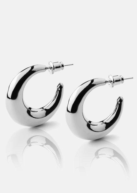 Bold Earrings – Silver Plated