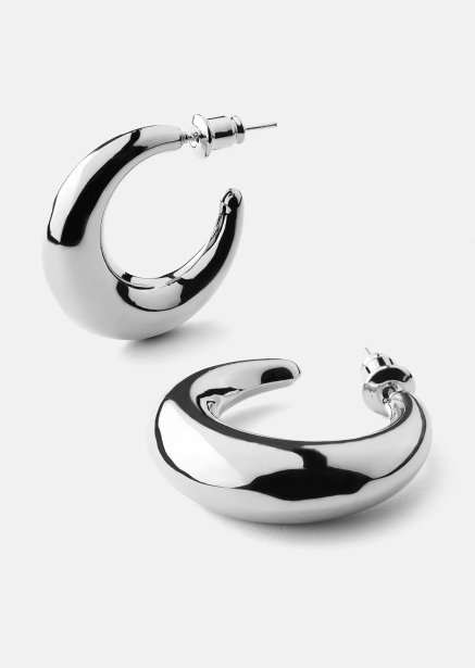 Bold Earrings – Silver Plated