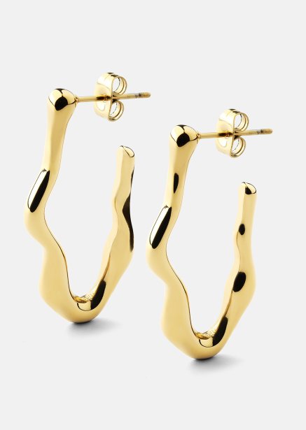Flow Earrings – 18k Gold Plated
