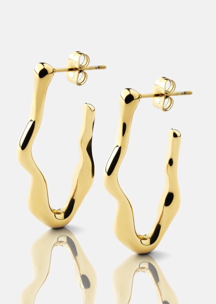 Flow Earrings – 18k Gold Plated