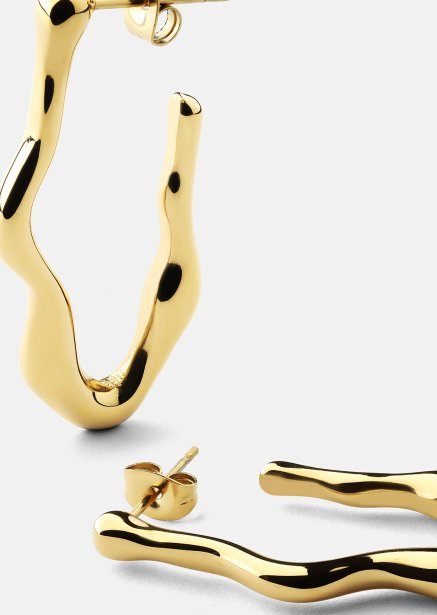 Flow Earrings – 18k Gold Plated