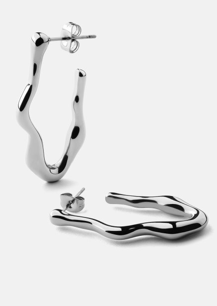 Flow Earrings – Silver Plated