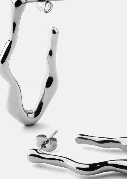 Flow Earrings – Silver Plated
