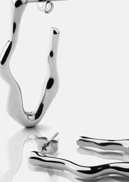 Flow Earrings – Silver Plated