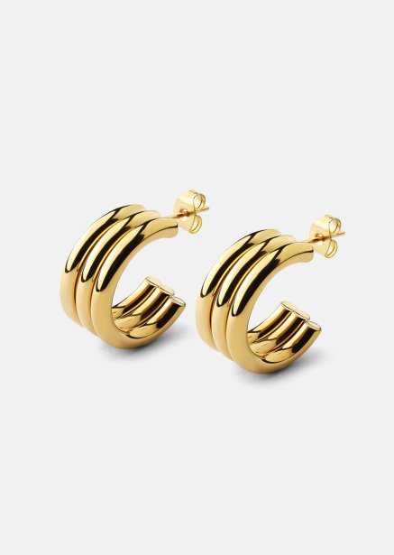 Riflia Earrings - 18k Gold Plated