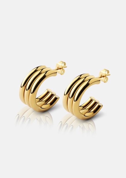 Riflia Earrings - 18k Gold Plated