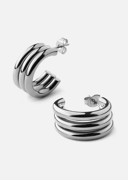 Riflia Earrings - Silver Plated