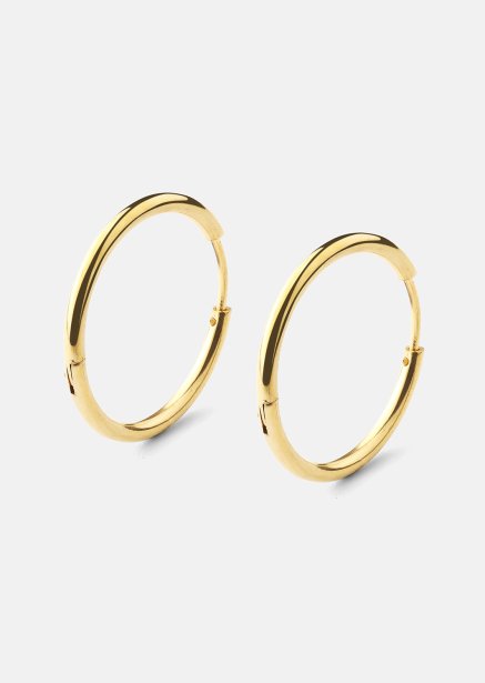 Earring Classic Medium- 18k Gold Plated