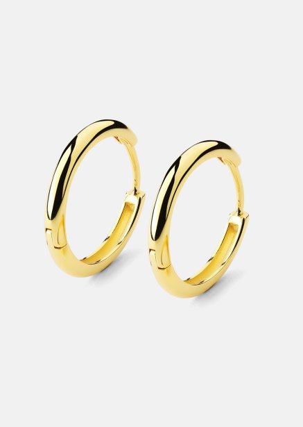 Earring Shine Hoops - 18k Gold Plated