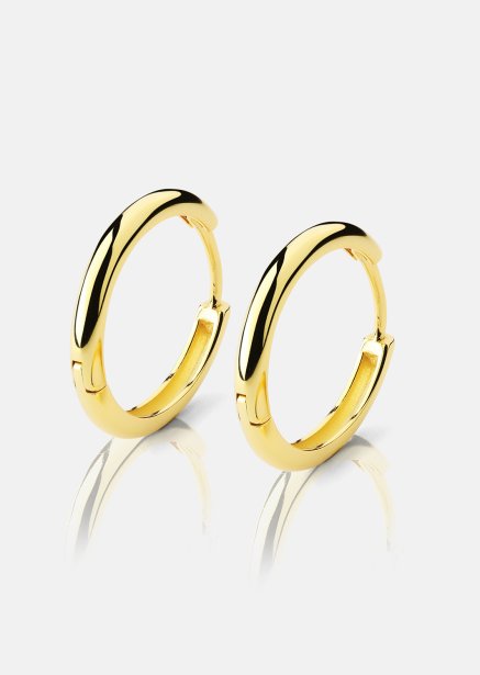 Earring Shine Hoops - 18k Gold Plated