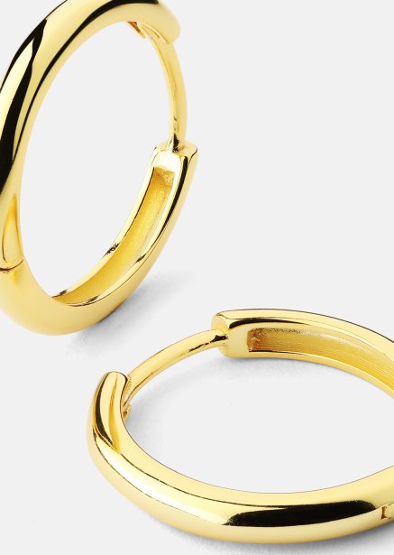 Earring Shine Hoops - 18k Gold Plated