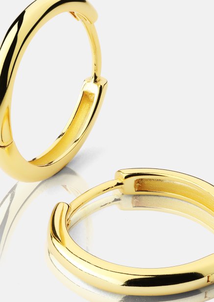 Earring Shine Hoops - 18k Gold Plated