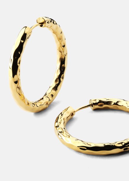 Earring Everyday Hoops - 18k Gold Plated