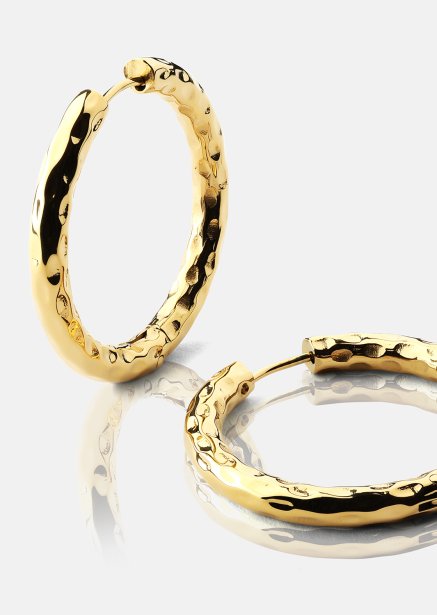 Earring Everyday Hoops - 18k Gold Plated