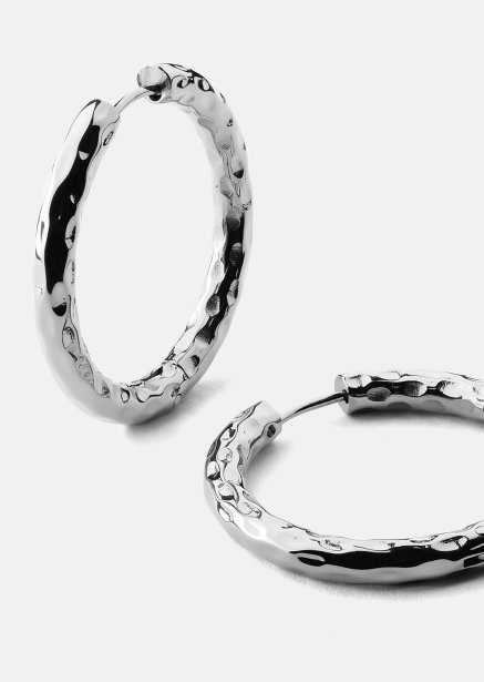 Earring Everyday Hoops - Silver Plated