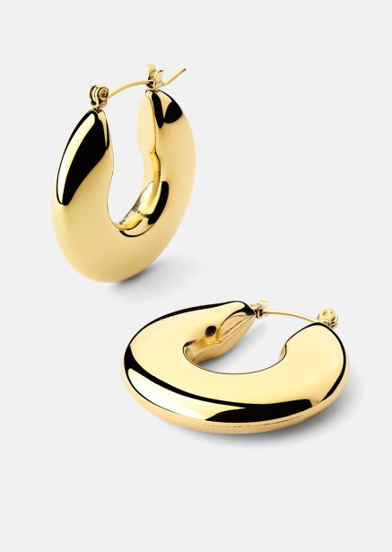 Earring Luna Bold Hoops - 18k Gold Plated