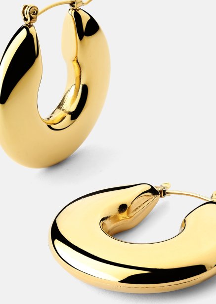 Earring Luna Bold Hoops - 18k Gold Plated