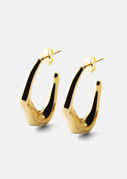 Earring Bold Drops - 18k Gold Plated
