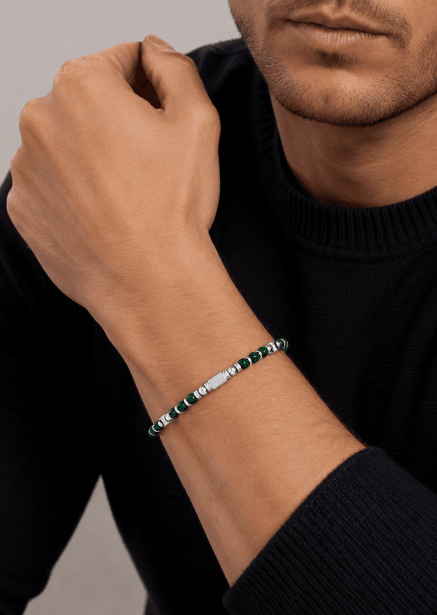 Beaded Bracelet Emerald Rove