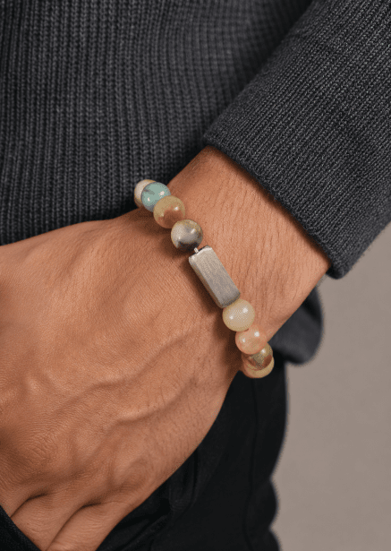 Beaded Bracelet Granite Bond