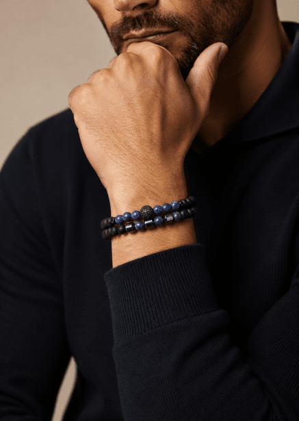 Beaded Bracelet Midnight Echo