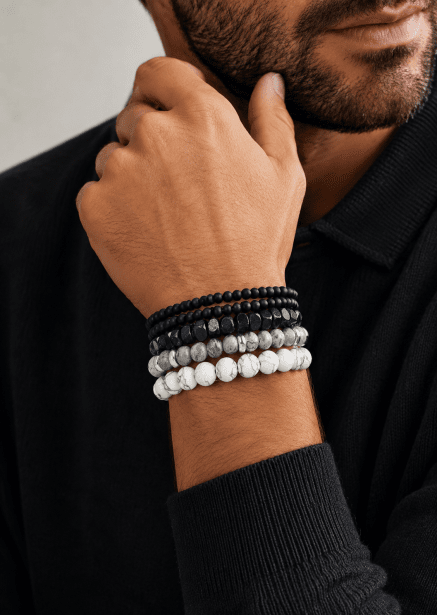 Beaded Bracelet Obsidian Realm