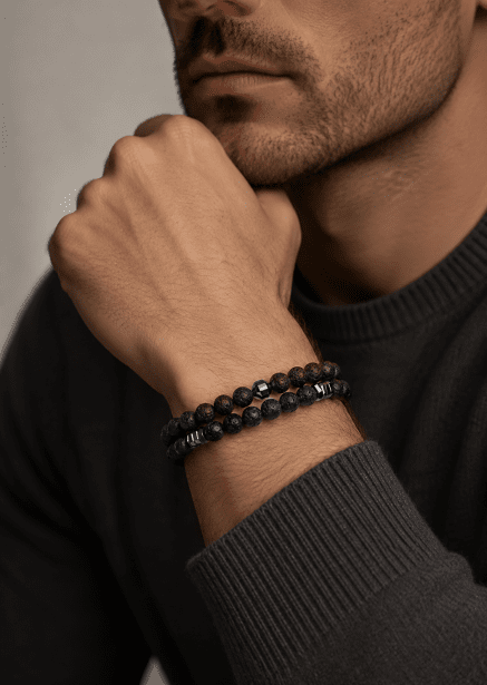 Beaded Bracelet Onyx Fusion