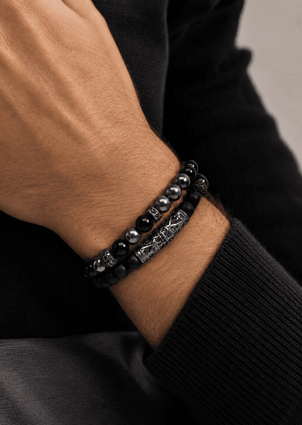 Beaded Bracelet Sterling Knight