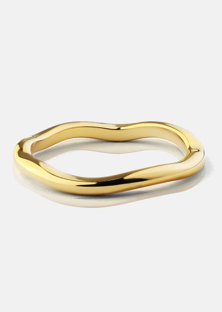 Ring Wave Gold- 18k Gold Plated
