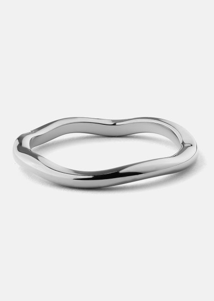 Ring Wave Silver- Silver Plated