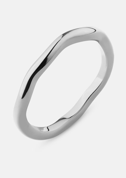 Ring Wave Silver- Silver Plated