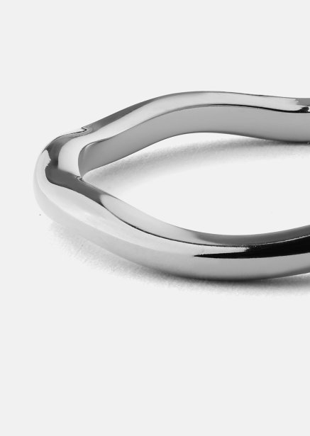 Ring Wave Silver- Silver Plated