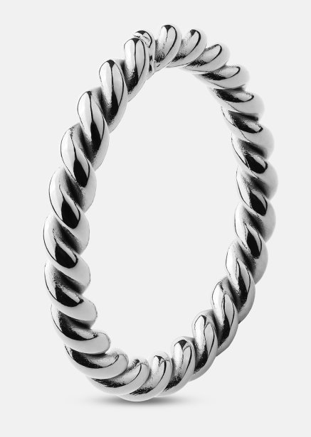 Ring Silver Twist - Silver Plated