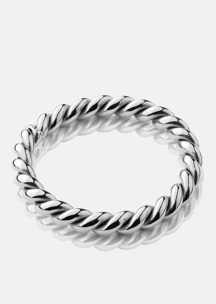 Ring Silver Twist - Silver Plated