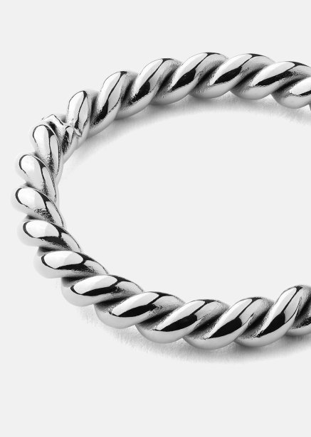 Ring Silver Twist - Silver Plated