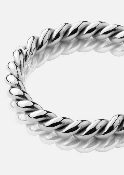 Ring Silver Twist - Silver Plated