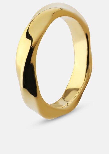 Ring Swirl - 18k Gold Plated