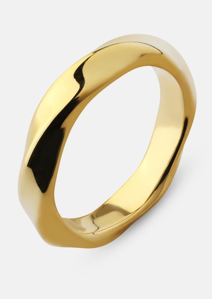 Ring Swirl - 18k Gold Plated