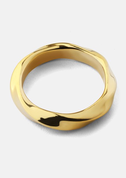 Ring Swirl - 18k Gold Plated