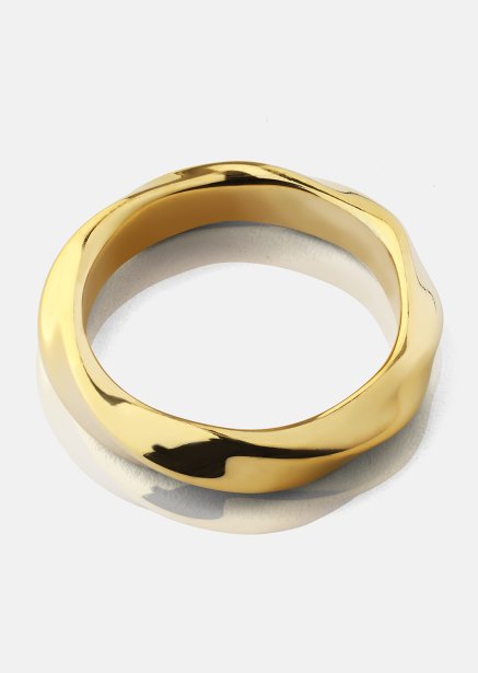 Ring Swirl - 18k Gold Plated