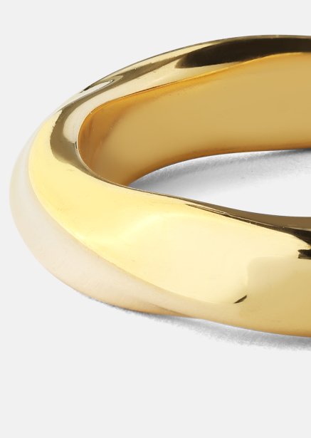 Ring Swirl - 18k Gold Plated