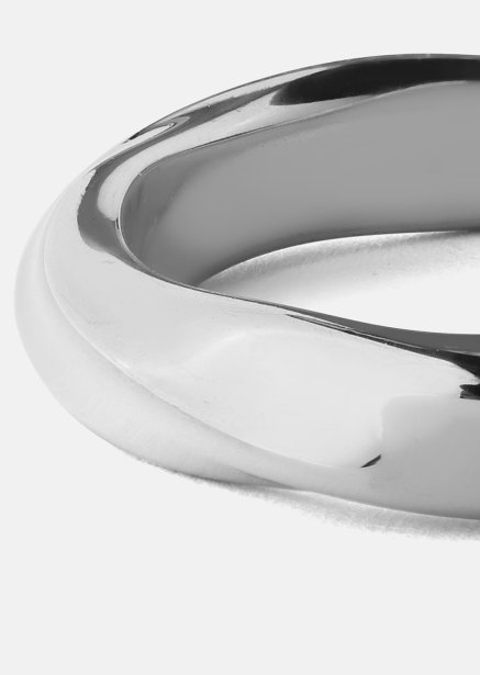 Ring Swirl - Silver Plated