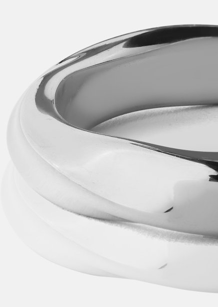 Ring Swirl - Silver Plated