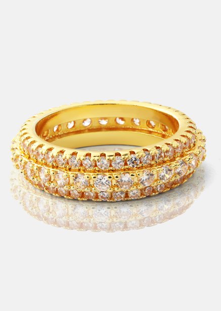 Ring Crystal Shimmer - 18k Gold Plated